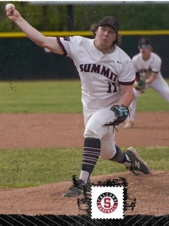 A baseball pitcher in mid-throw wearing a white uniform.