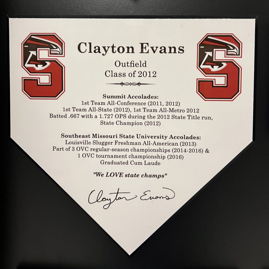 Clayton Evans' 2012 graduation diploma from South Carolina State University.